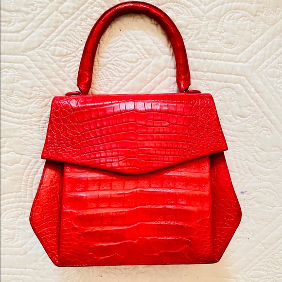Nancy Gonzalez Handbags - Nancy Gonzalez Crocodile Top-Handle Purse